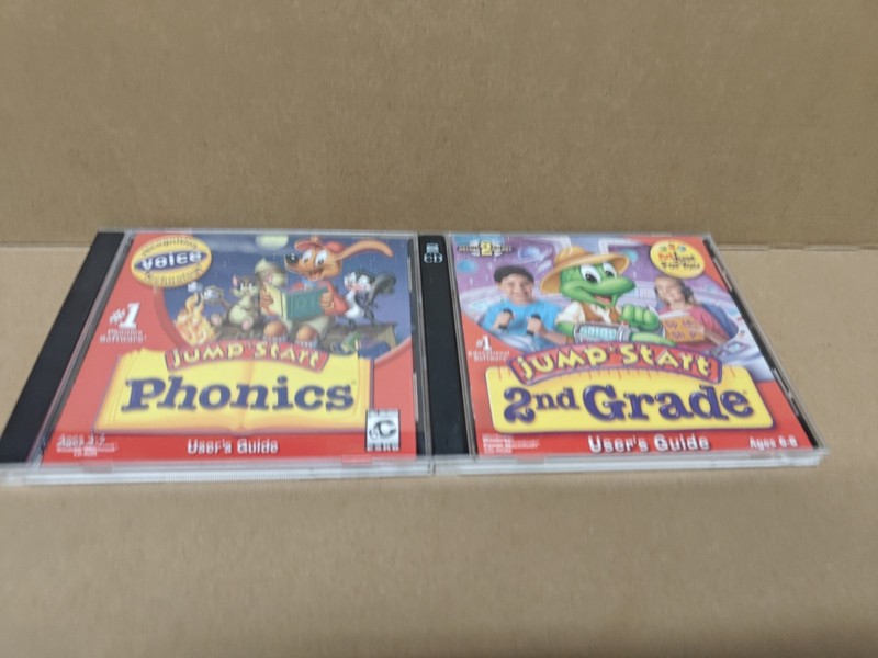 Lots Of 2 Jump Start CD-ROM 2nd Grade Math And Phonics (4-1-4)