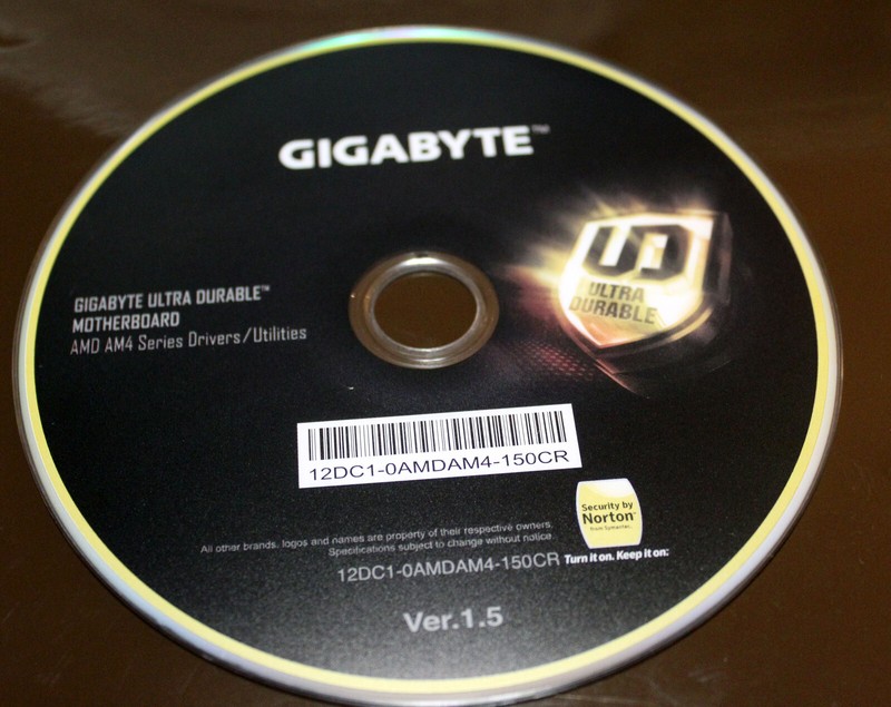 Gigabyte AMD AM4 Drivers 12DC1-0AMDAM4-150CR Ver. 15