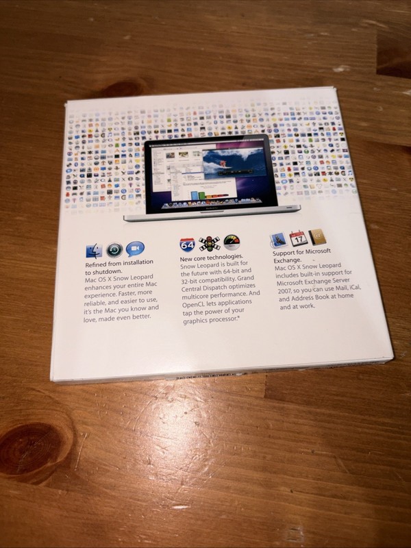 Apple Mac OS X Leopard Version 10.5.2 & Snow Leopard 10.6 Install DVDs Retail gallery