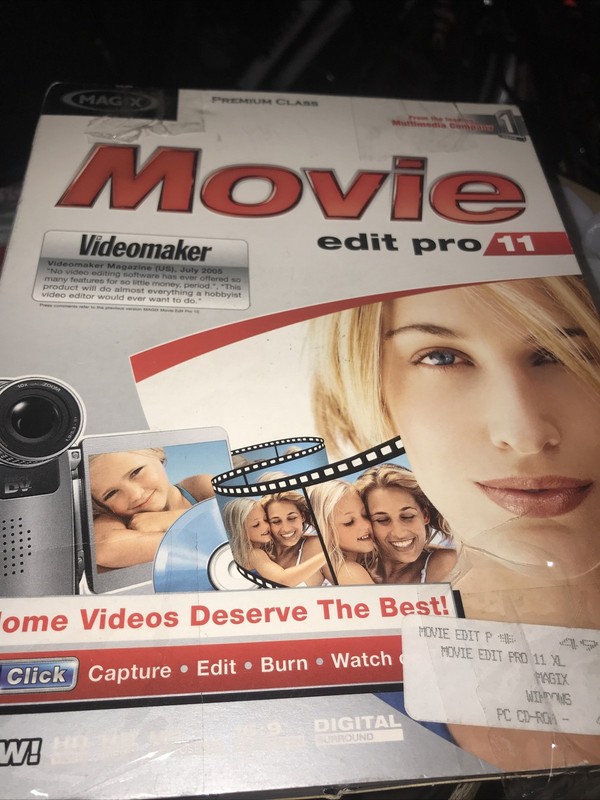 MAGIX Movie Edit Pro 11 Videomaker Premium Class PC CD-ROM Software