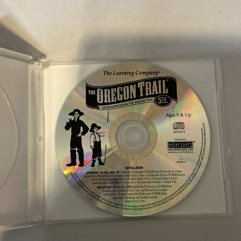 The Learning Company Oregon Trail 5th Edition History CD Windows & Mac English gallery