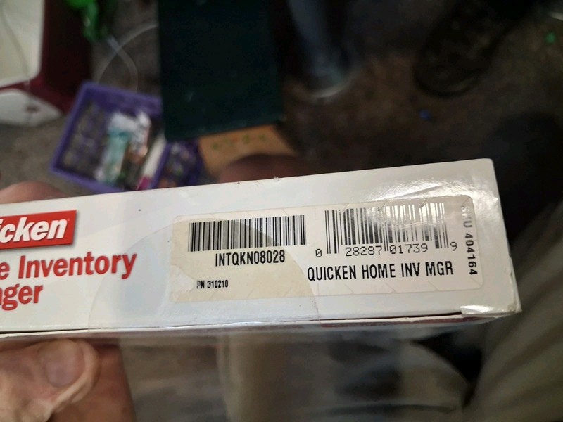 Intuit Quicken Home Inventory Manager for Windows '00/'03/XP/Vista New Sealed gallery