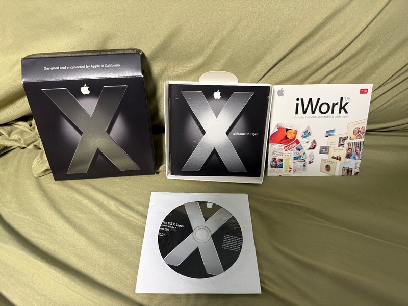 Apple iMAC OSX Tiger setup disks