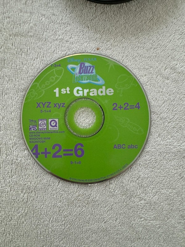 Disney’s Buzz Lightyear: 1st Grade 2000 – Windows 95/98/Mac