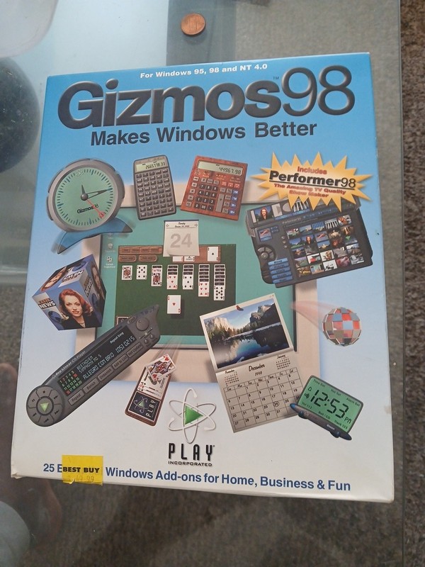 Gizmos 98 Makes Windows Better For Windows 95 98 NT 4.0 – 25 Essential Tools