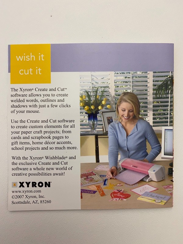 Create and Cut Software Xyron CD-ROM Mac PC Wish It Cut It Complete gallery