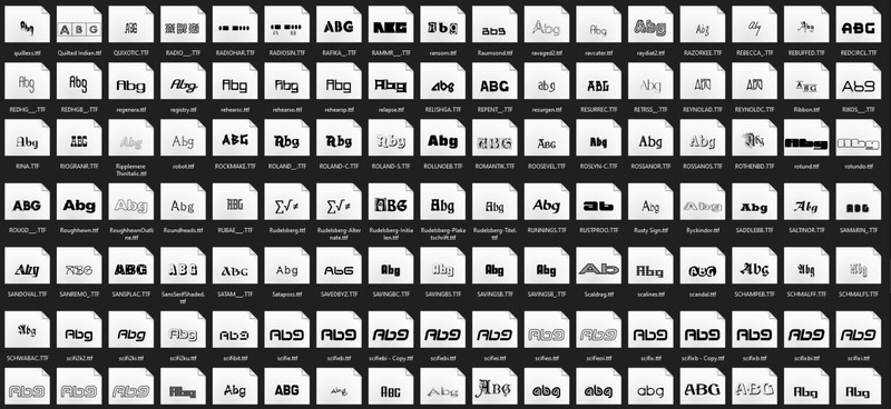 1500 Professional TrueType Fonts - Works with Windows, Mac & Linux .TTF CD-ROM gallery