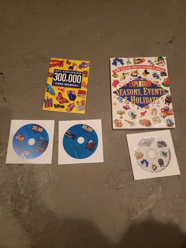 Art Explosion Package-Seasons Events & Holidays & Art Explosion 300000