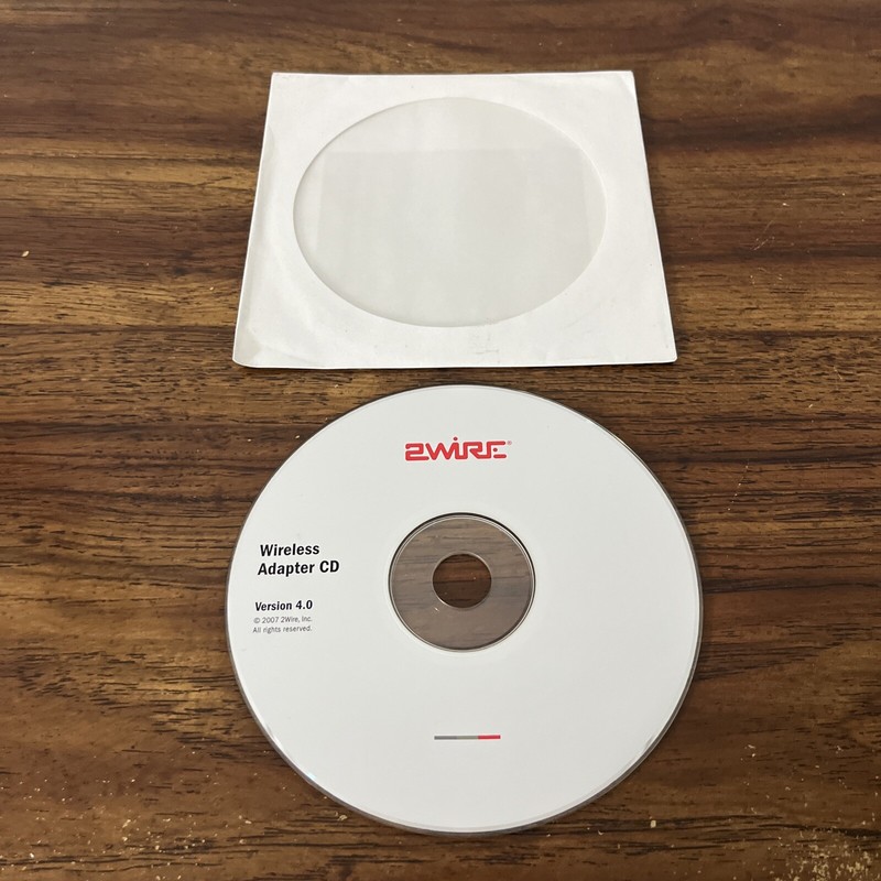 2Wire Wireless Adapter CD Version 4