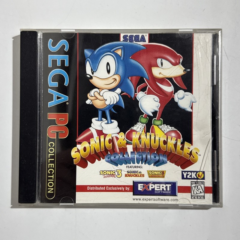 Sonic & Knuckles Collection 2000 Sonic 3 PC Game CD-ROM Sega Windows