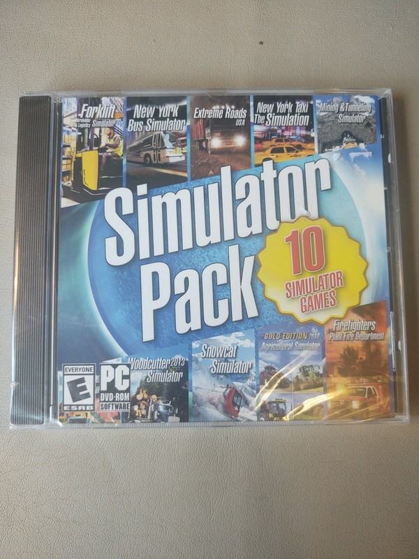 NEW SIMULATOR PACK 10 Simulator Games [PC DVD-ROM] FREE SHIPPING
