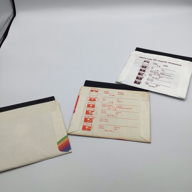 Vintage Apple II Floppy Disks Disk II DOS 3.3 Apple Pascal DoubleVision Basic gallery