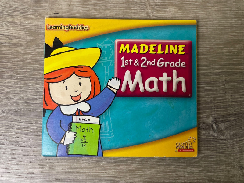 Madeline 1st & 2nd Grade Math 1999 Learning Buddies Creative Wonders PC MAC