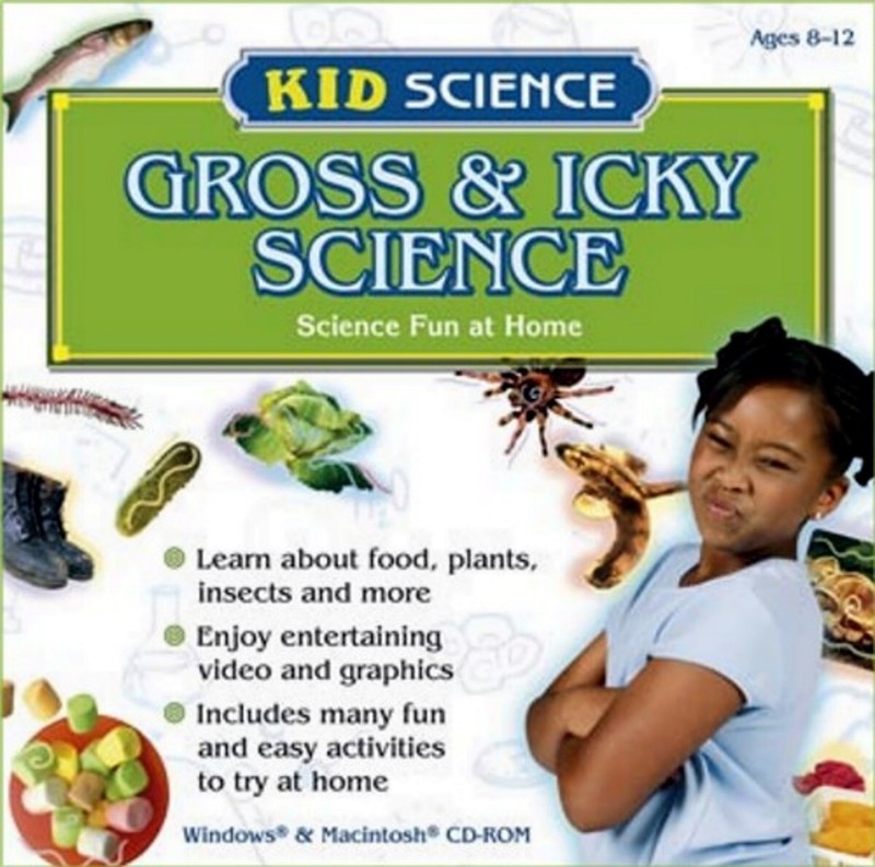 Kid Science Gross & Icky Science at Home Age 9+ PC Software Sealed New