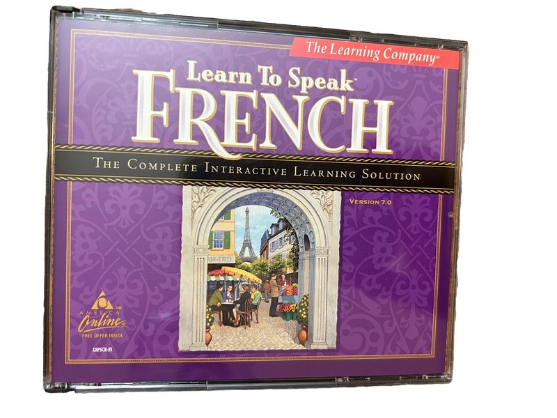 Learn to Speak French 7.0, W 95 / 98, The Learning Company, 1998, Pre-Owned