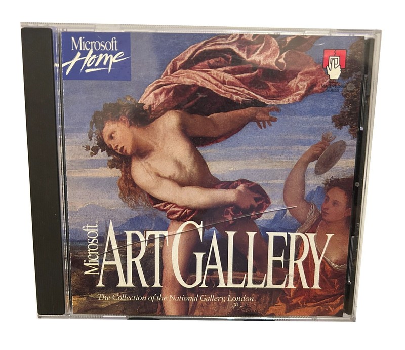Microsoft Art Gallery CD-ROM National Gallery London Educational Software 1993