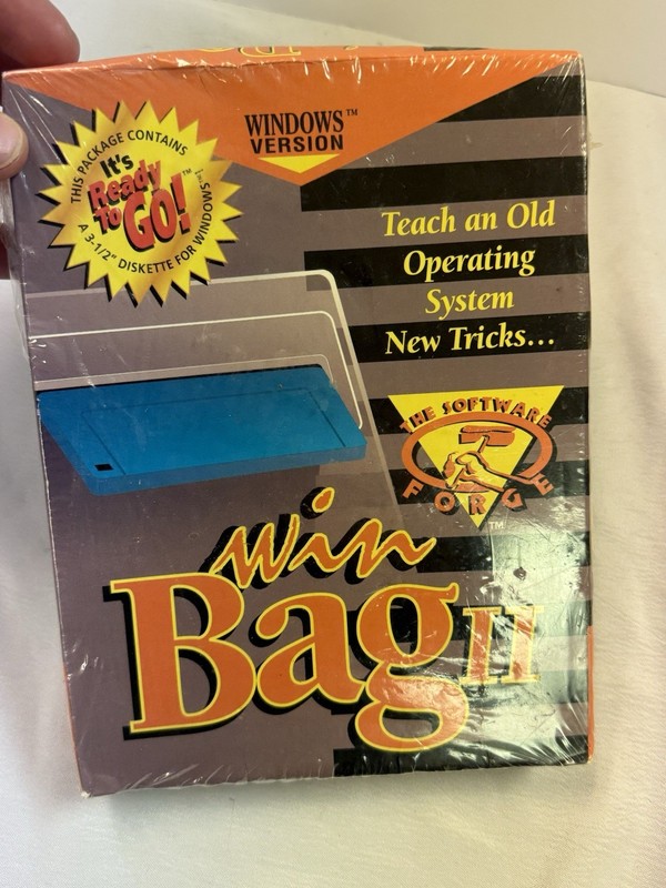 WinBag II Windows Software IBM Tandy 3.5 Diskette NEW Sealed Vintage PC