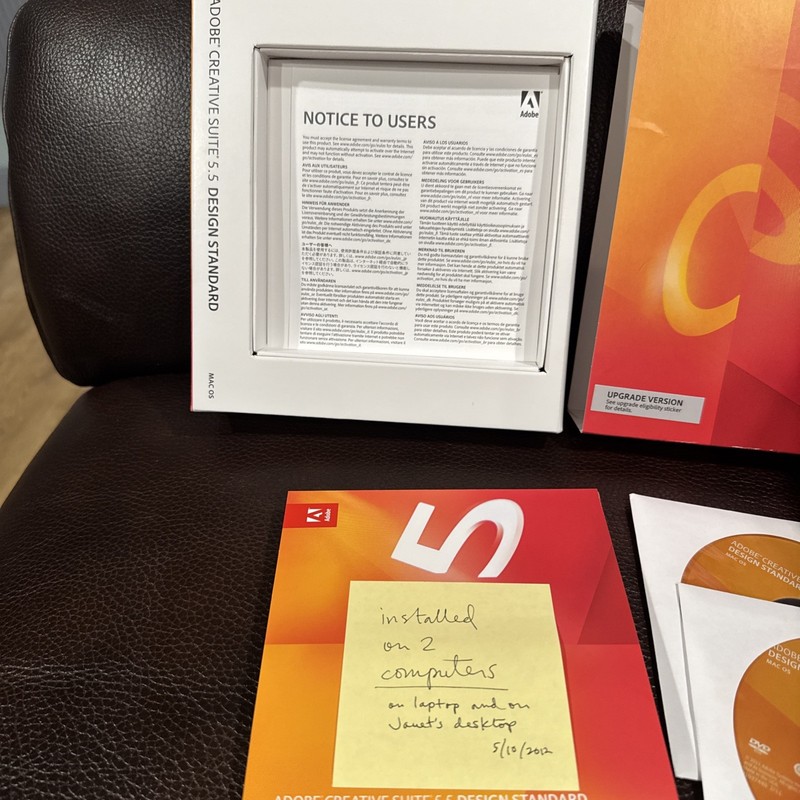 Adobe Creative Suite 5.5 CS5.5 Upgrade Version Mac OS X Full Retail DVD gallery