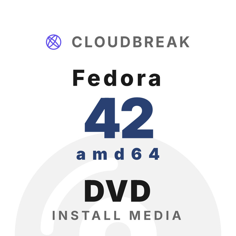 Fedora 42 amd64 Bootable/Live Install DVD NEW