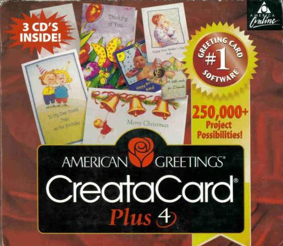 CreataCard 4 Plus PC CD make print personalized anniversary comedy greeting card