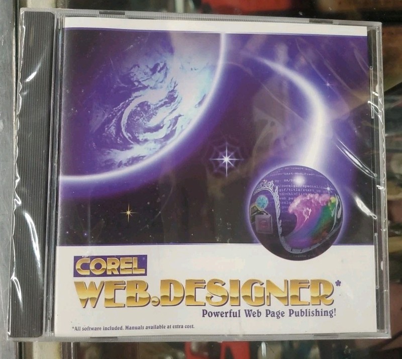 Corel Web.Designer – Powerful Web Page Publishing PC, 1996 Brand New!