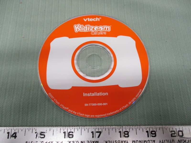 VTech Kidizoom Camera Installation Disc CD Installer Download Children’s Camera