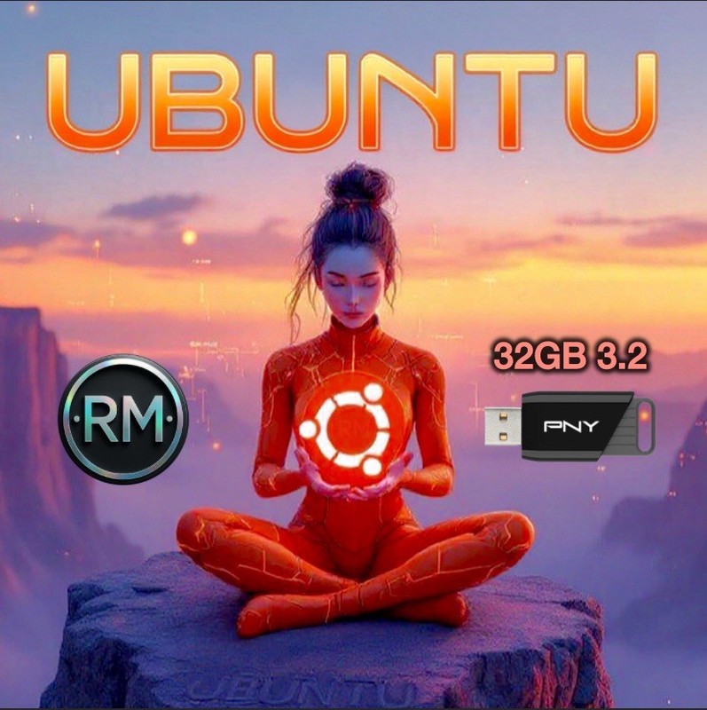 Ubuntu 26.04 LTS Bootable USB Drive | Live + Full Installer | 32GB 3.2