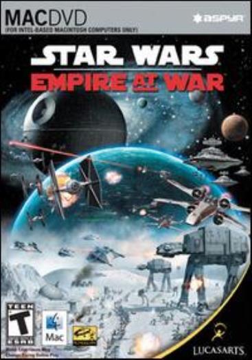 Star Wars: Empire At War MAC DVD sci-fi empire rebellion real-time strategy game