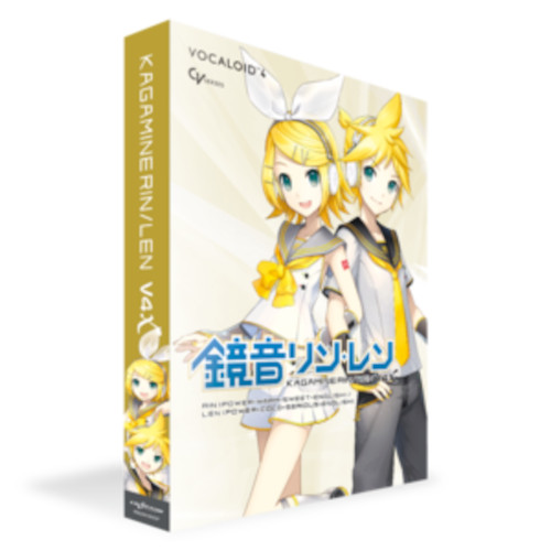 CRYPTON KAGAMINE RIN LEN V4X English Bundle Vocaloid 4 DVD Software Japan New