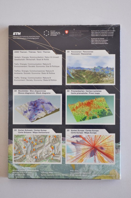 DVD ROM - Atlas Of Switzerland Version 3 (MAC & PC) - NEW & SEALED gallery