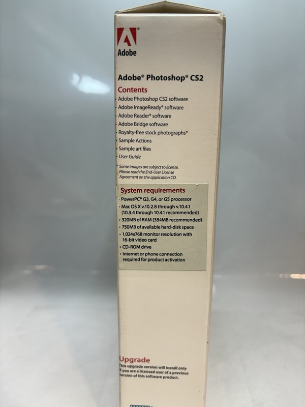 Adobe PhotoShop CS2 Upgrade Mac OS w/ Training Video & User Guide gallery