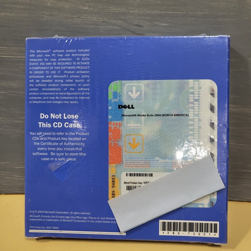 Microsoft Works Suite 2004 with 6 Microsoft Products