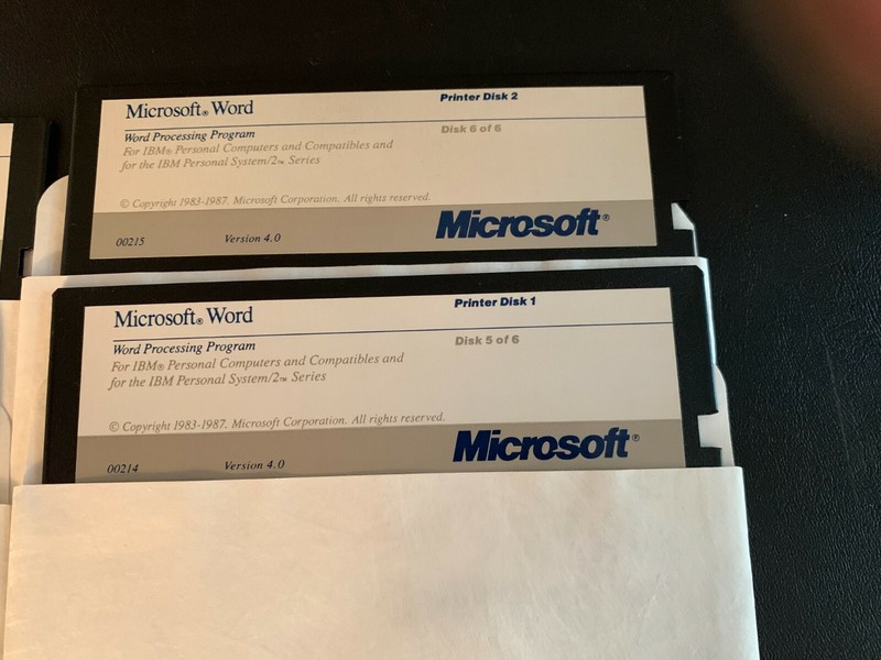 Microsoft MS-DOS 5 Upgrade Operating System 5.25” Disk 1991 Original envelopes gallery