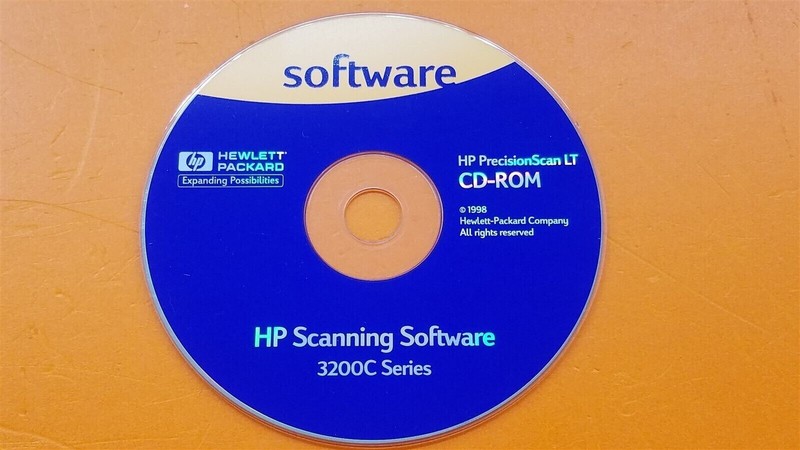⭐️⭐️⭐️⭐️⭐️HP Scanning Software 3200C Series CD Disc (1998) HP PrecisionScan LT