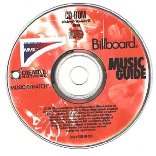Billboard Music Guide (PC, 1997) CD-ROM for Windows – NEW CD in SLEEVE