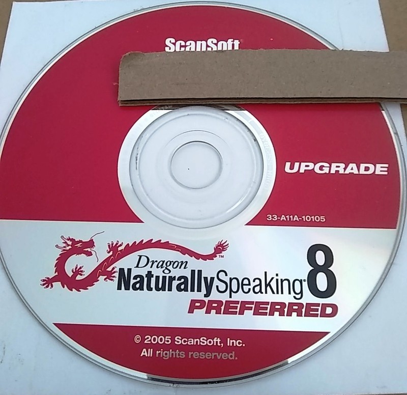 Dragon Naturally Speaking 8 Preferred Upgrade w/ License by ScanSoft