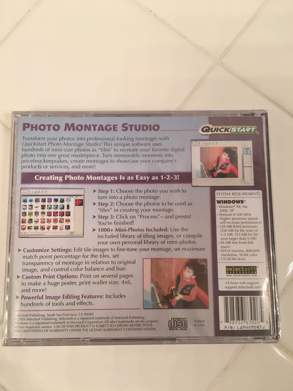 NEW Quick Start Photo Montage Studio Software MIP MAKE OFFER! gallery