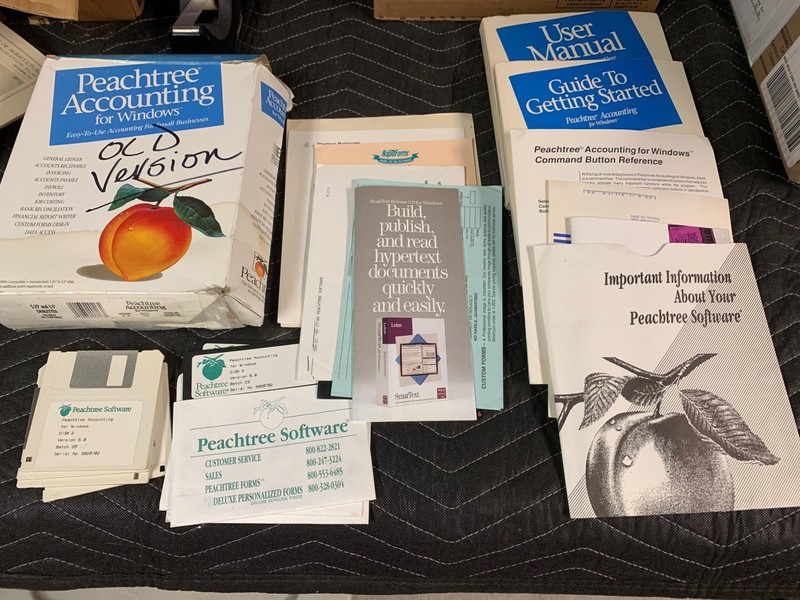 Peachtree Complete Accounting For Windows 3.1 Windows 95 5.25” 3.5”ver 5