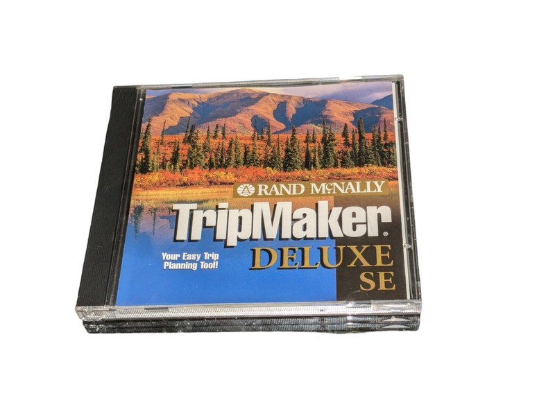 Rand McNally TripMaker Deluxe SE 2000 Maps By ETak Rare Vintage Windows Software