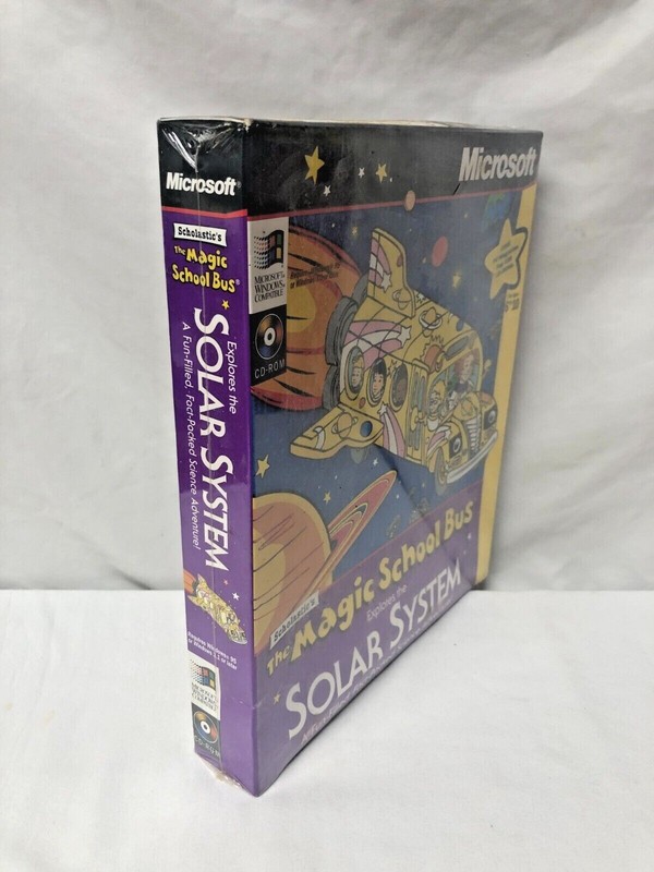 MICROSOFT Scholastic's The Magic School Bus Explores the Solar System (PC, 1996) gallery
