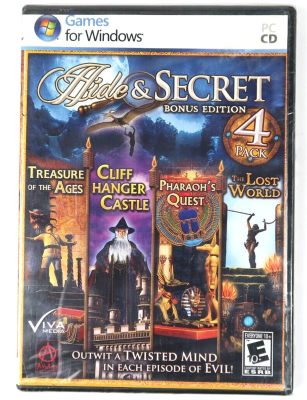 Hide & Secret Bonus Edition 4 – Pack PC Game Mystery Adventure Brand New Sealed