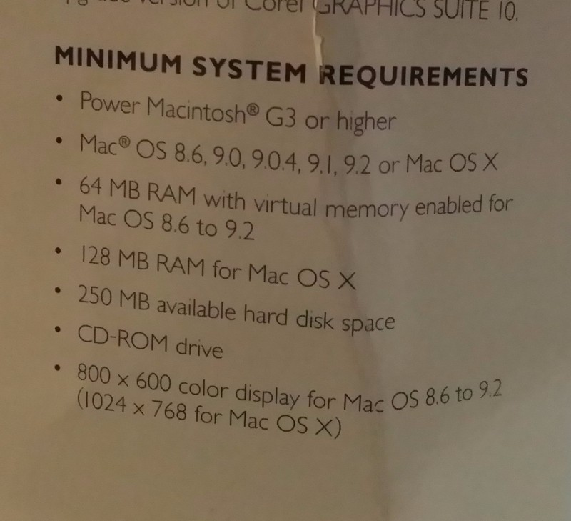 Corel Graphics Suite 10 Upgrade Macintosh (May be incomplete) Computer Apple gallery