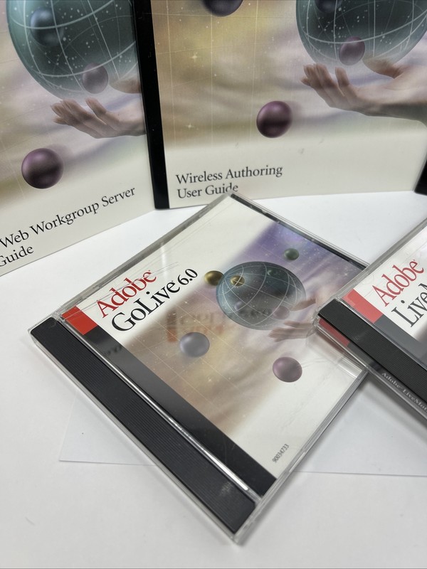 Adobe GoLive 6.0 & LiveMotion 2.0 for Macintosh with Serial Numbers & User Guide gallery