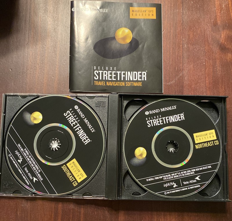 Rand McNALLY Street Finder Deluxe Travel Navigation Software Magellan GPS 2002 gallery