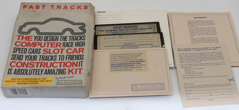 Commodore 64/128 – Fast Tracks: The Computer Slot Car Construction Kit Sealed