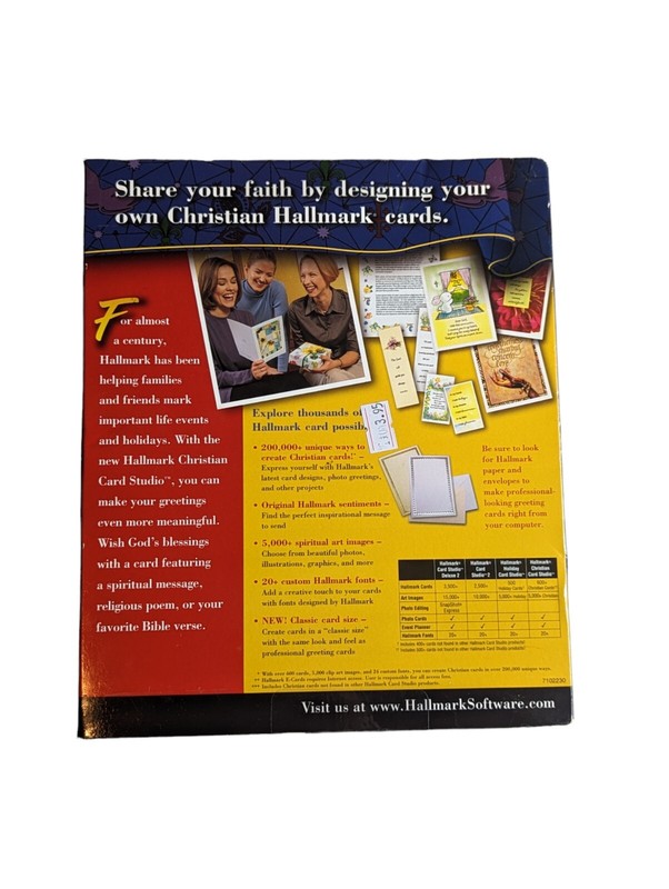 Sierra Home Hallmark Christian Card Studio Windows PC Big Box RARE New/Sealed gallery
