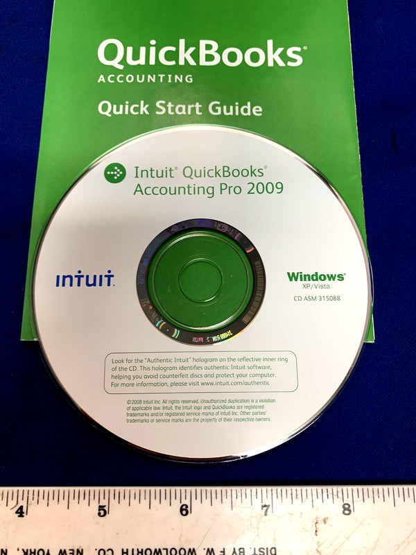 INTUIT QUICKBOOKS PRO 2009 FOR WINDOWS FULL RETAIL US VERSION gallery