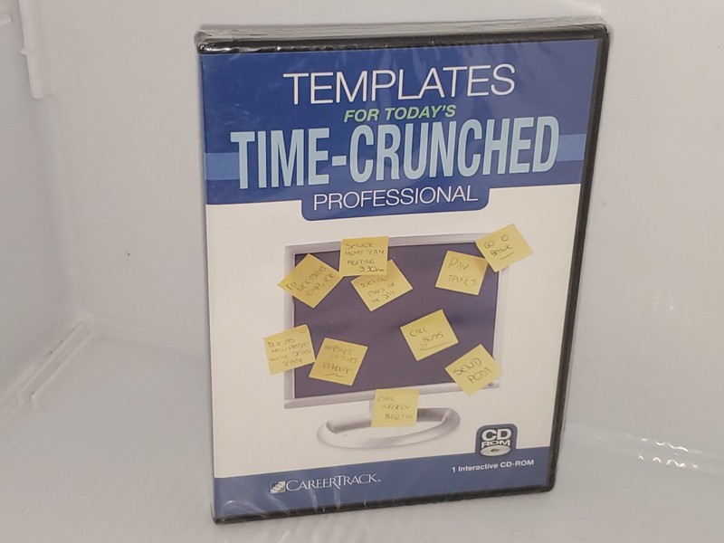 Templates for Today's TIme-Crunched Professional CD-Rom 2008 CareerTrack.NEW
