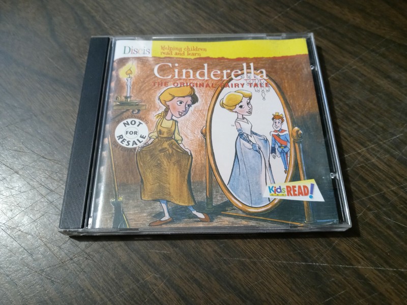 Cinderella: The Original Fairy Tale (CD-ROM, 1995, Discis) – Kids Can Read