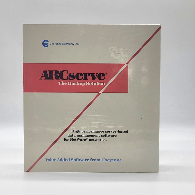 Cheyenne ARCserve Backup Software NetWare Eduquest Sealed Vintage Server Box IBM